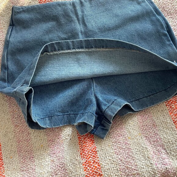 NWOT Vici Sweet Haze Denim Skort - Picture 9 of 10